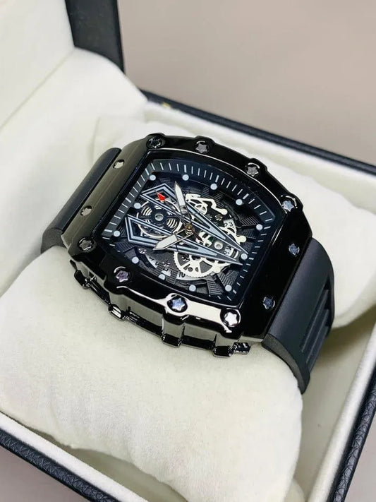Richard Black Belt | Men Watch