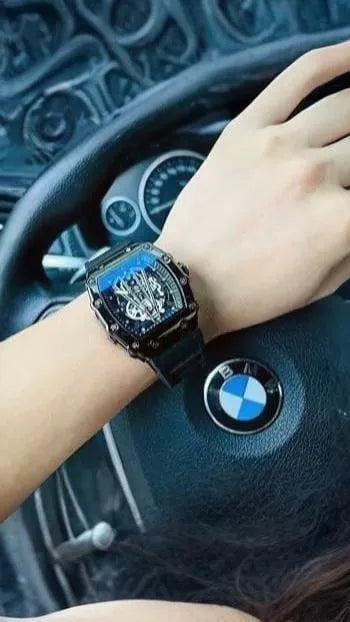 Richard Black Belt | Men Watch