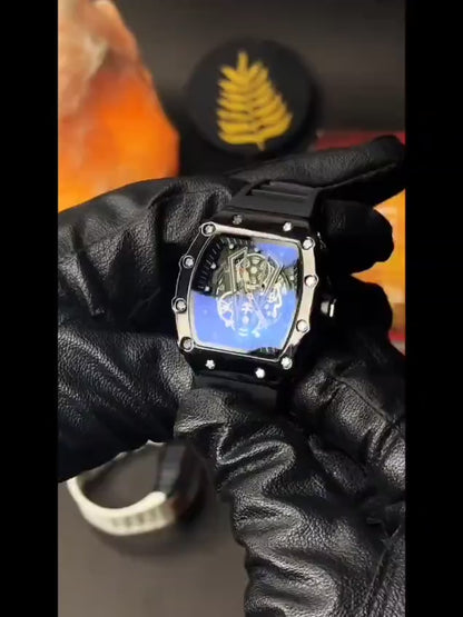 Richard Black Belt | Men Watch